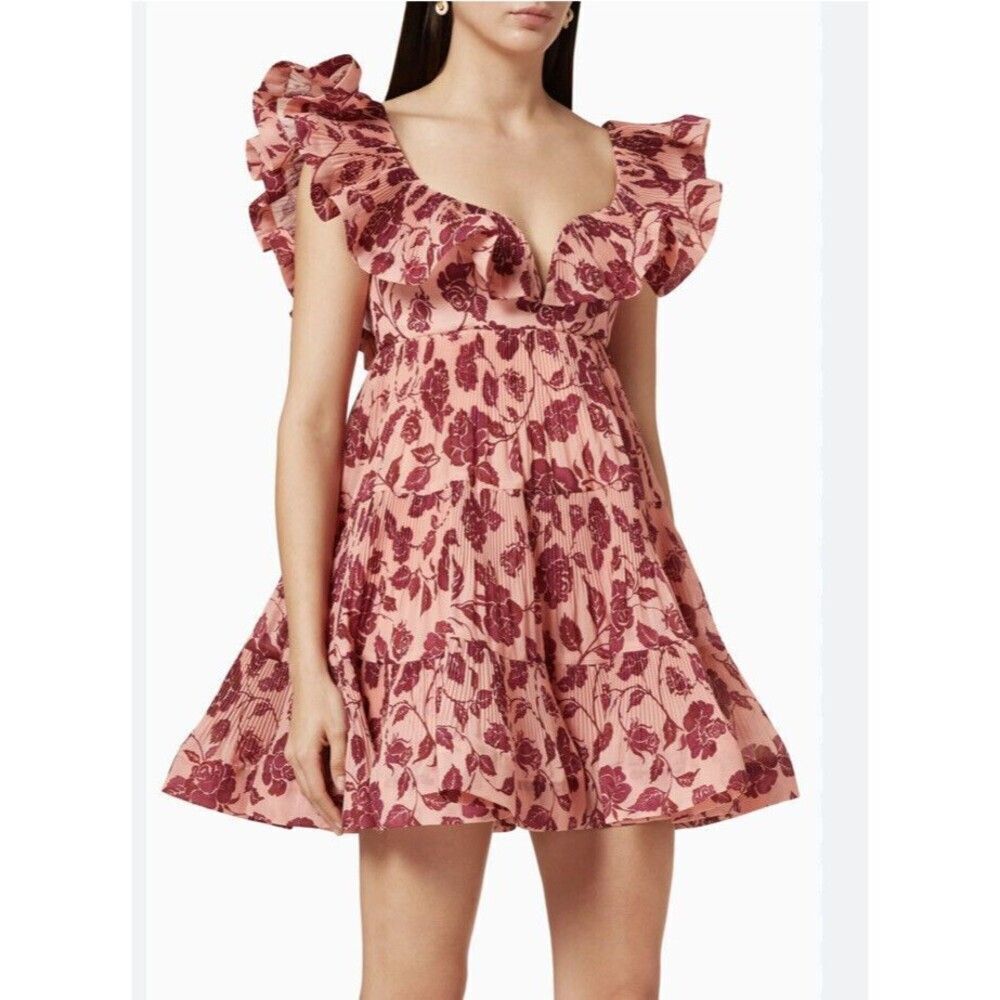 nwt zimmermann lovestruck pleated dress